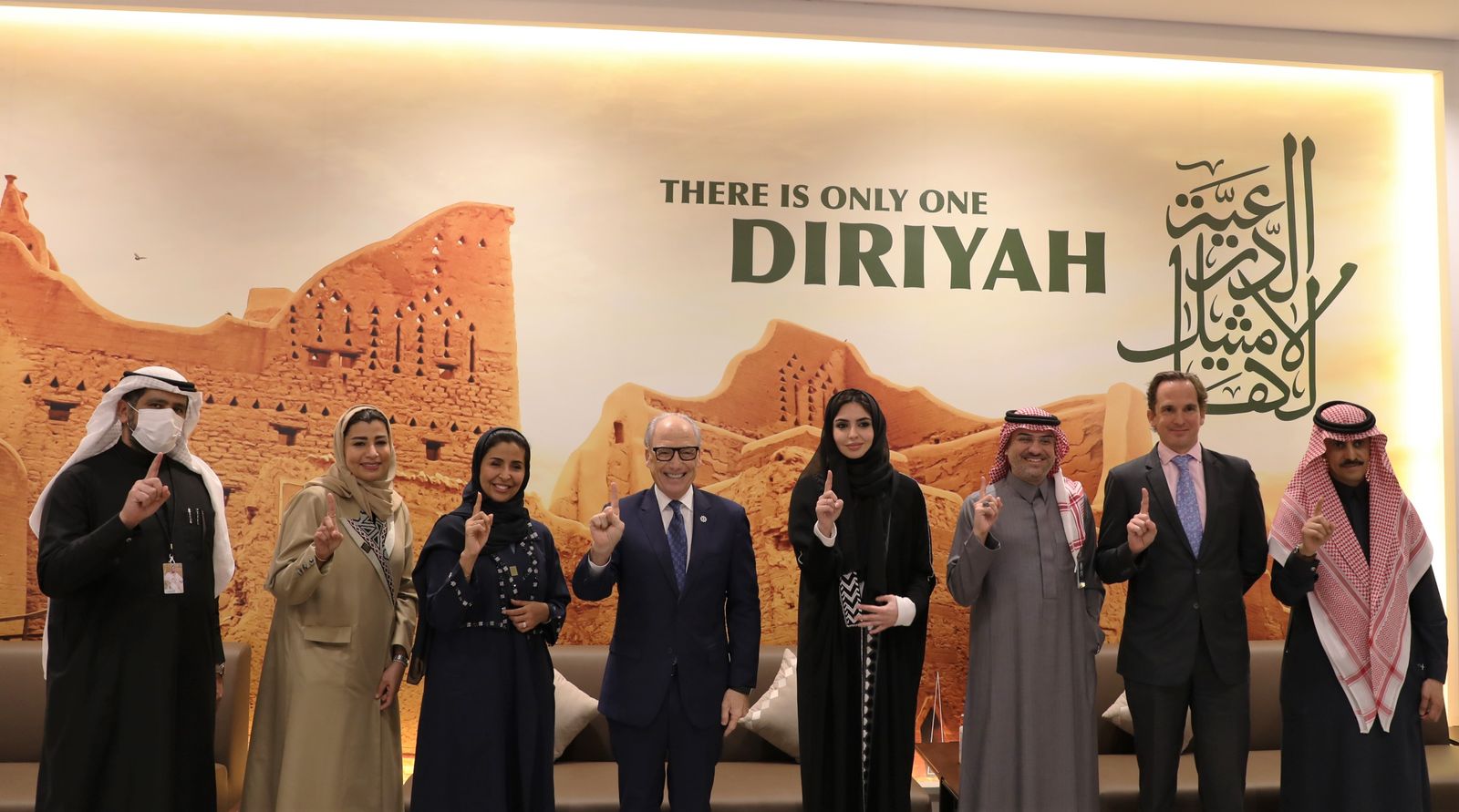 أعضاء هيئة تطوير بوابة الدرعية والمعهد الملكي للفنون التقليدية  - الشرق