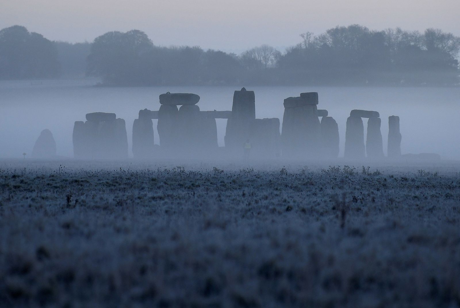 FILE PHOTO: Stonehenge ancient stone circle is seen at dawn, near Amesbury, Wiltshire, Britain - REUTERS