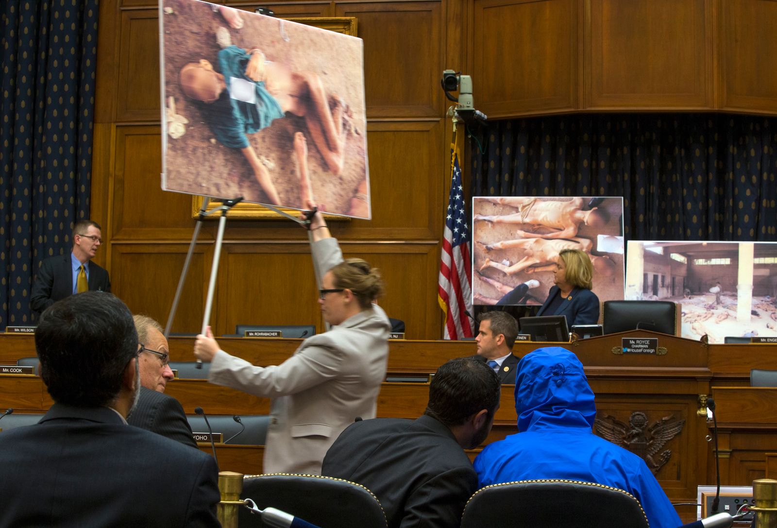 جلسة للكونغرس الأميركي عام 2014 بحضور 