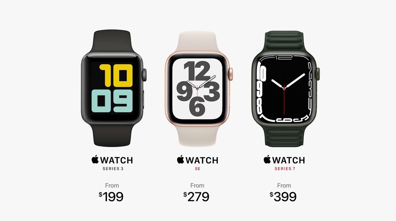 أبل تطلق الإصدار الجديد من ساعاتها Apple Watch Series 7 - apple 
