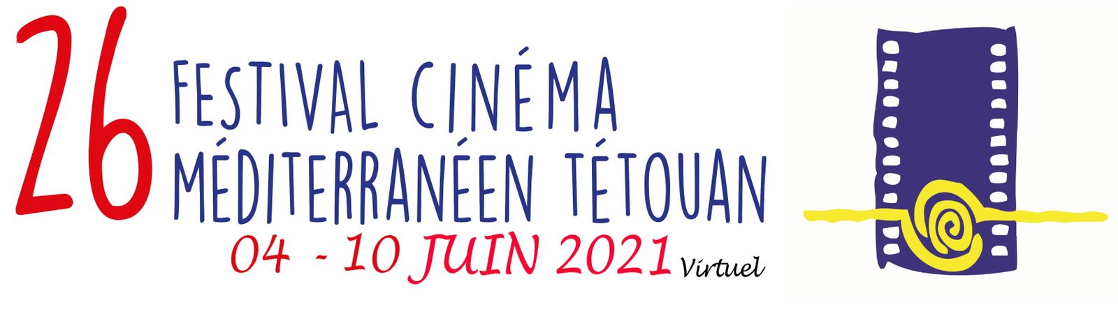 شعار مهرجان تطوان لسينما البحر المتوسط في المغرب 2021 - festivaltetouan.org/