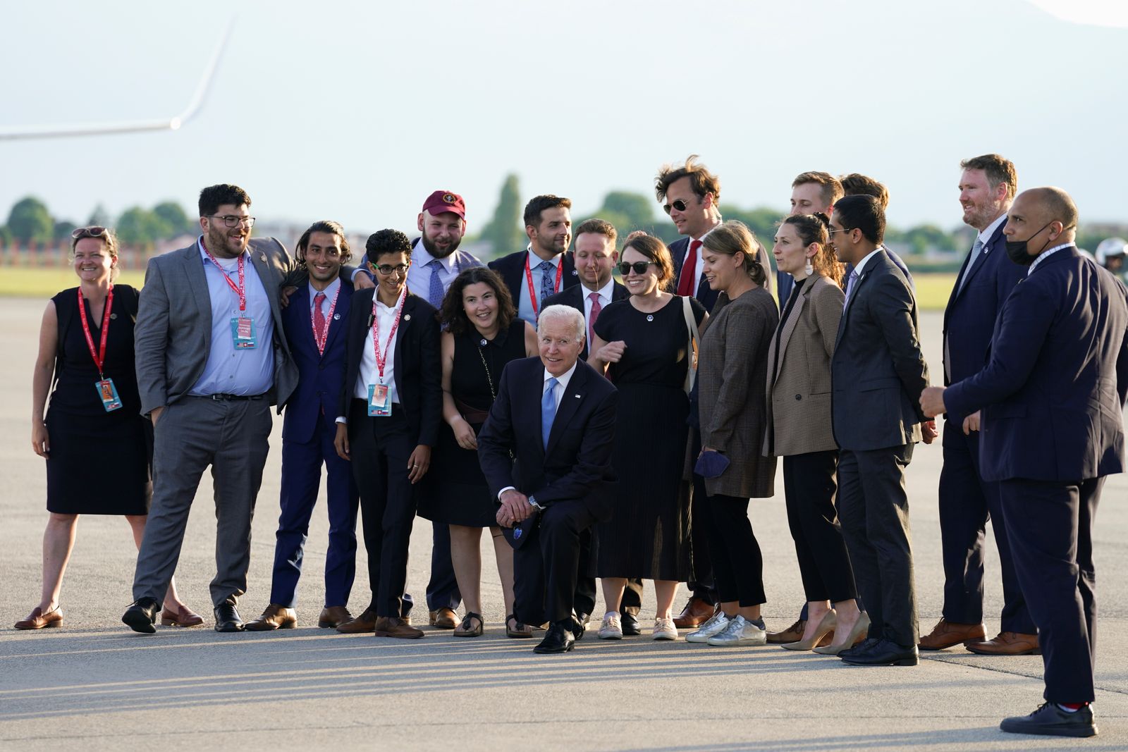 U.S. President Biden leaves Geneva - REUTERS