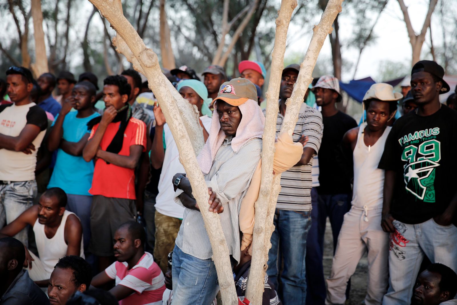 لاجئون سودانيون في أحد معسكرات السودان  - REUTERS