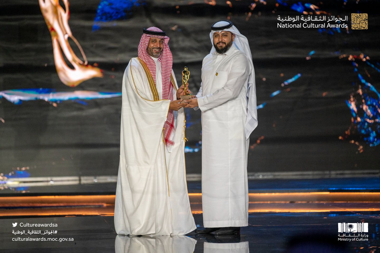 بدر الحمود، المتوَّج بجائزة الثقافة للشباب  - twitter/CultureAwardSA