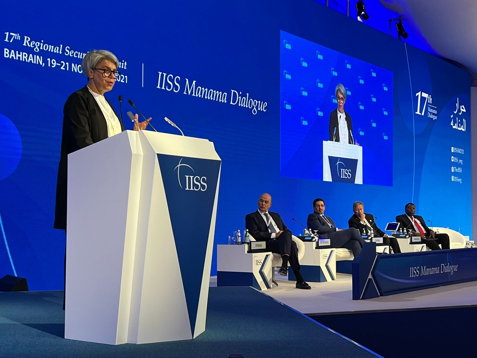 الممثل الخاص للاتحاد الأوروبي للقرن الإفريقي أنتيت ويبير - twitter/IISS_org