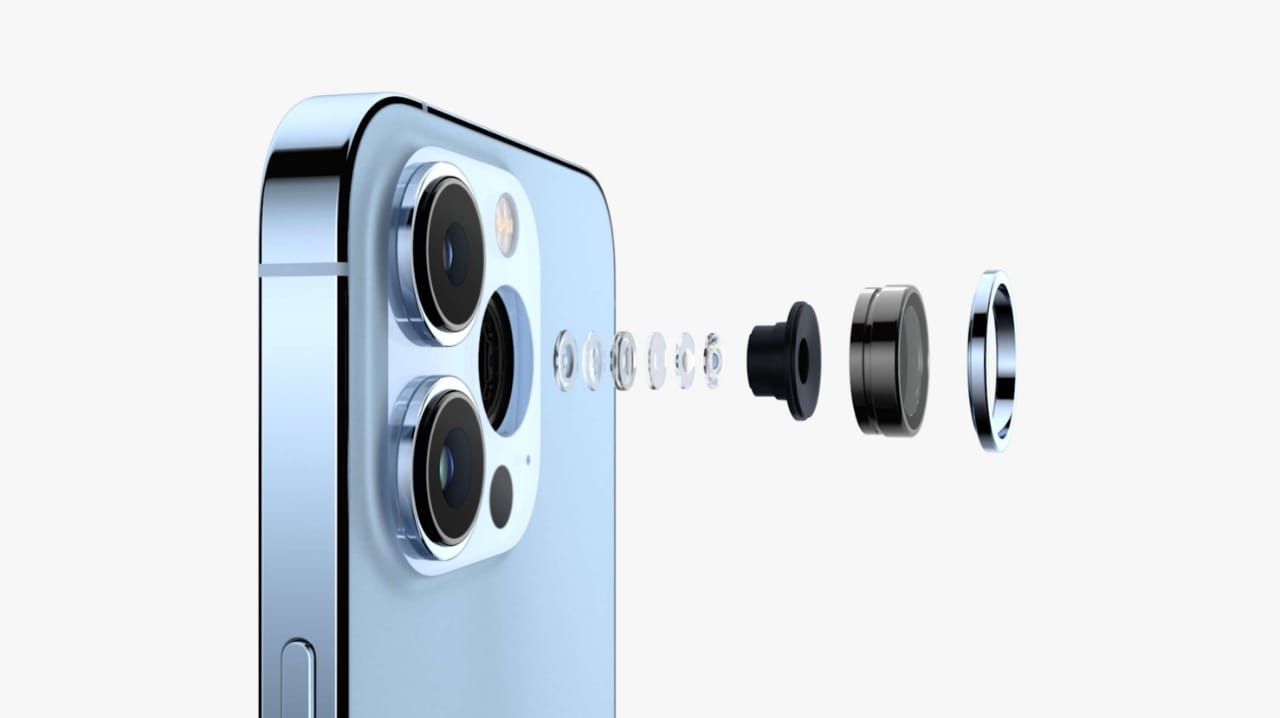 مكونات كاميرا آيفون 13 برو ماكس الداخلية - Apple 