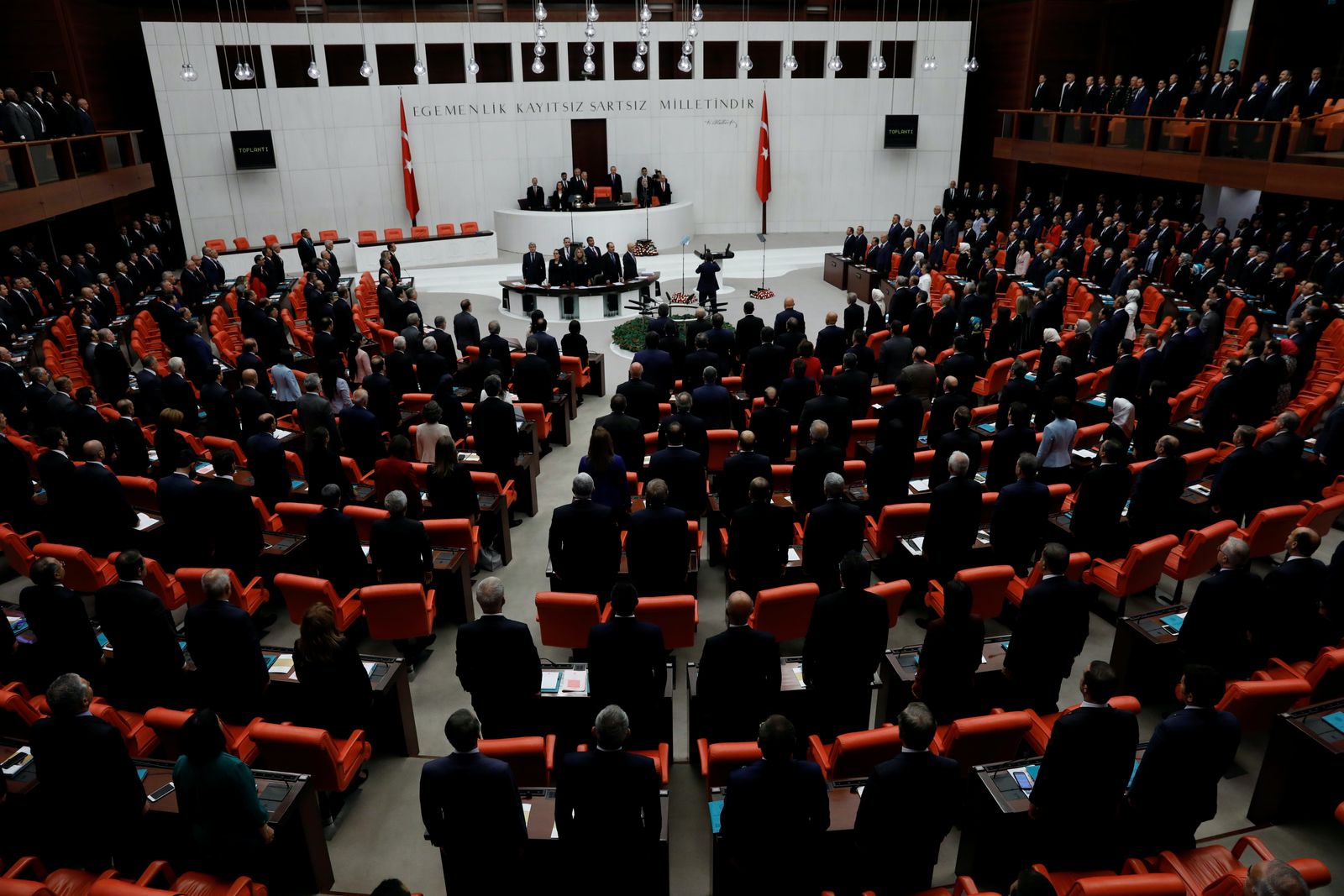 إحدى جلسات البرلمان التركي - REUTERS