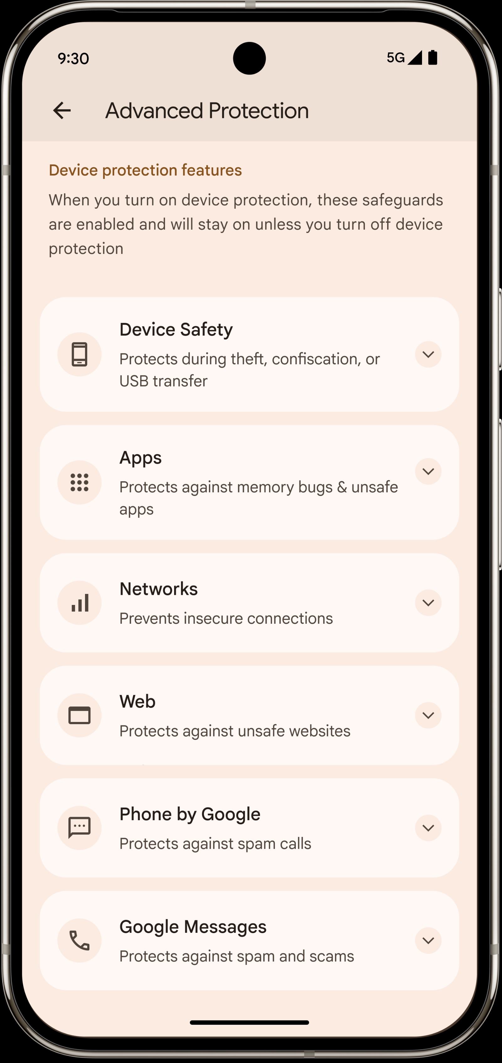 منصة Advanced Protection الأمنية الجديدة على متن أندرويد 16