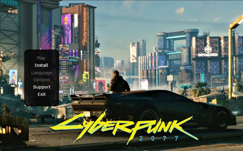 صورة من برنامج التثبيت المزيف للعبة Cyberpunk 2077 - كاسبرسكي