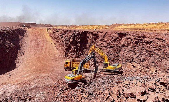  منجم الحديد في غار جبيلات بالجزائر - وكالة الأنباء الجزائرية