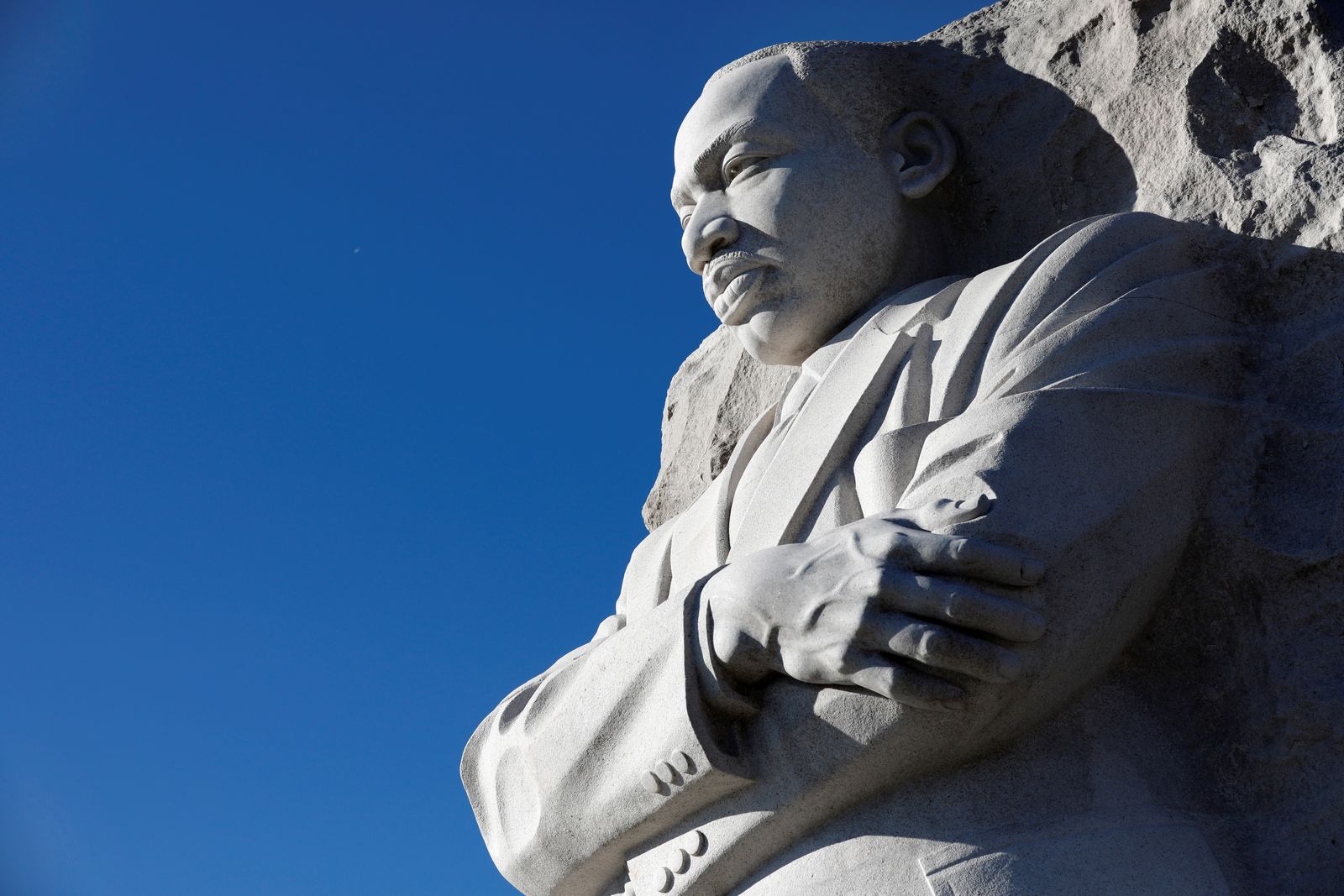نصب مارتن لوثر كينغ في واشنطن. - REUTERS