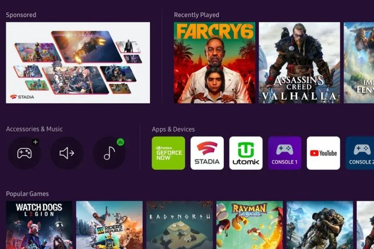 منصة Gaming Hub للألعاب على تلفزيونات سامسونج - Samsung