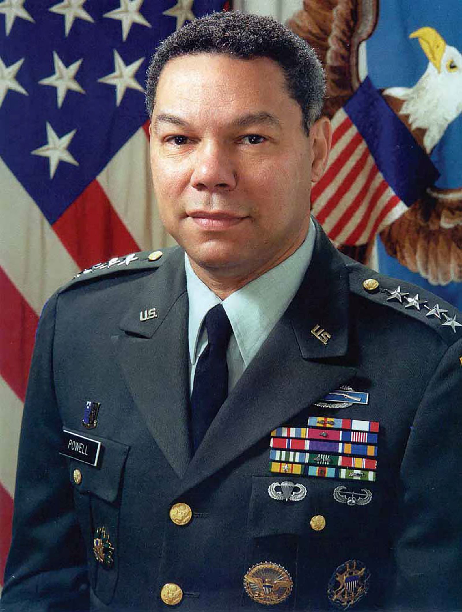 General Colin Powell poses in an undated photograph - via REUTERS