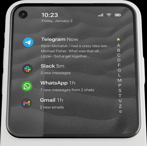 شاشة هاتف Communicator الجديد من شركة كليكس الناشئة - Clicks