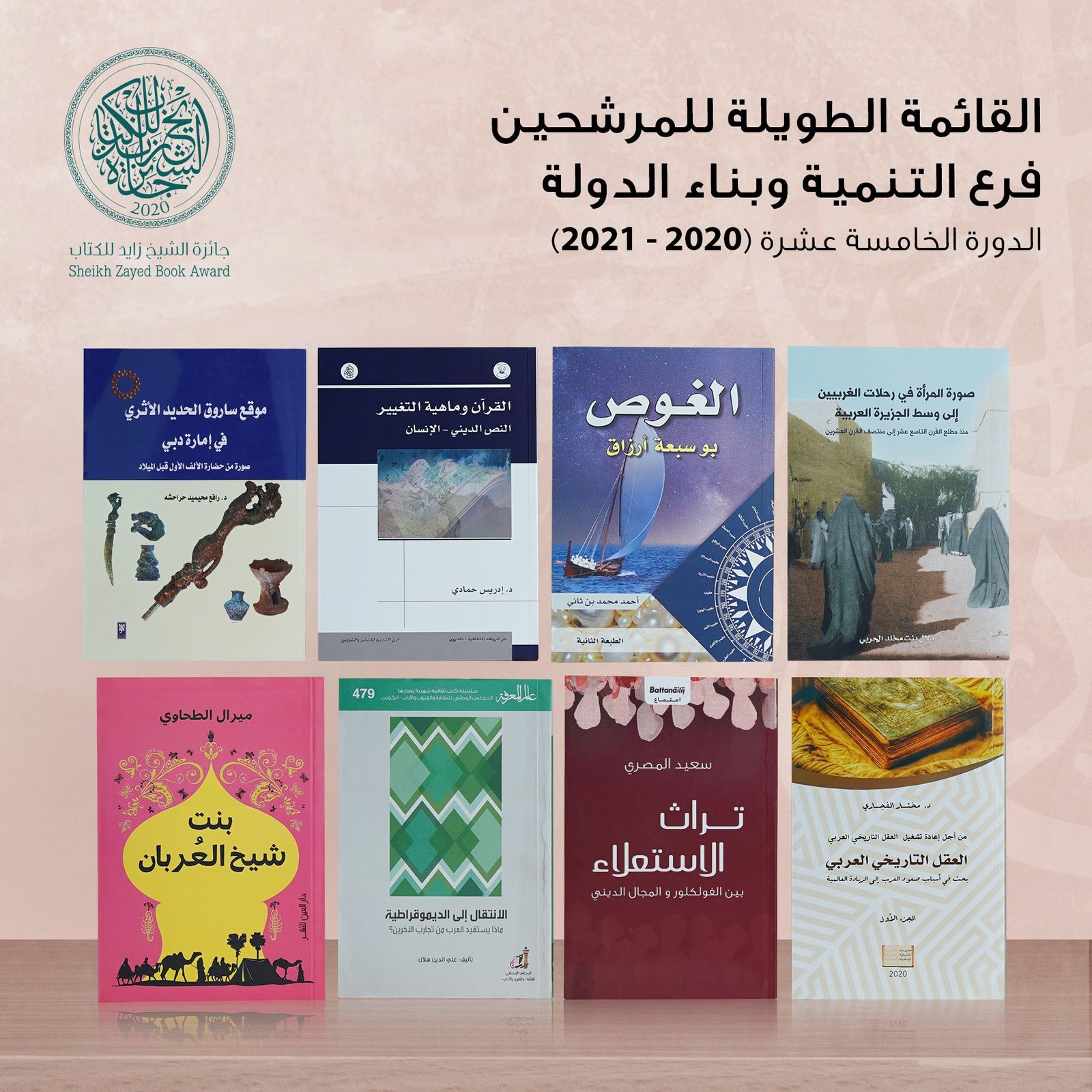 القائمة الطويلة للمرشحين في فرع التنمية وبناء الدولة - وكالة أنباء الإمارات