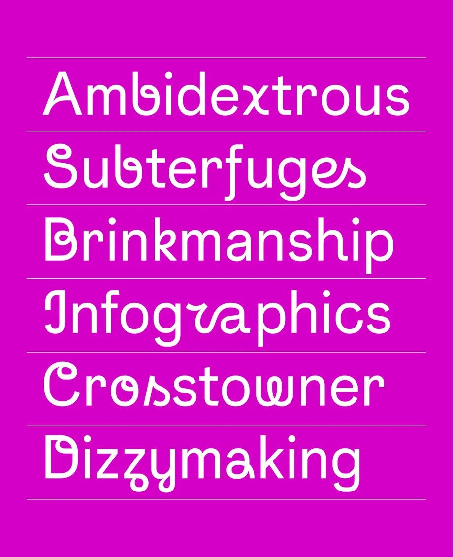أشكال بعض الحروف اللاتينية مع خط انستجرام Instagram Sans الجديد - Instagram