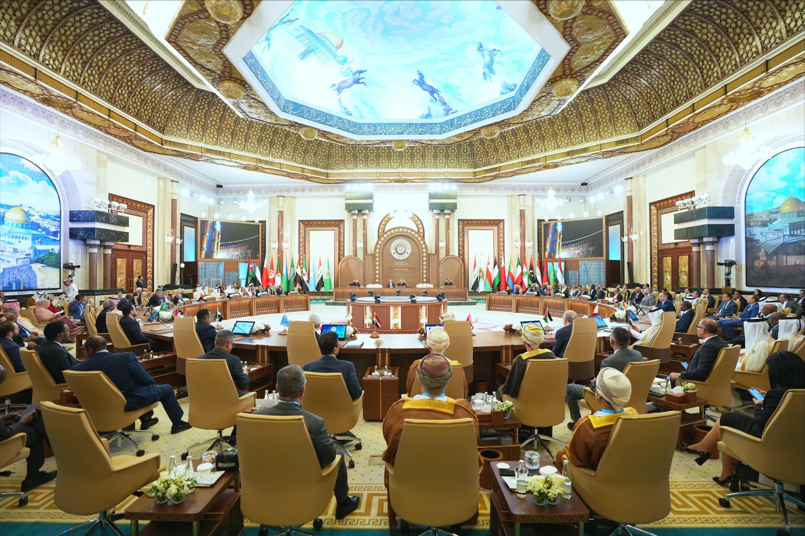 اجتماع وزراء الخارجية العرب التحضيري للقمة العربية الـ34 في بغداد. 15 مايو 2025