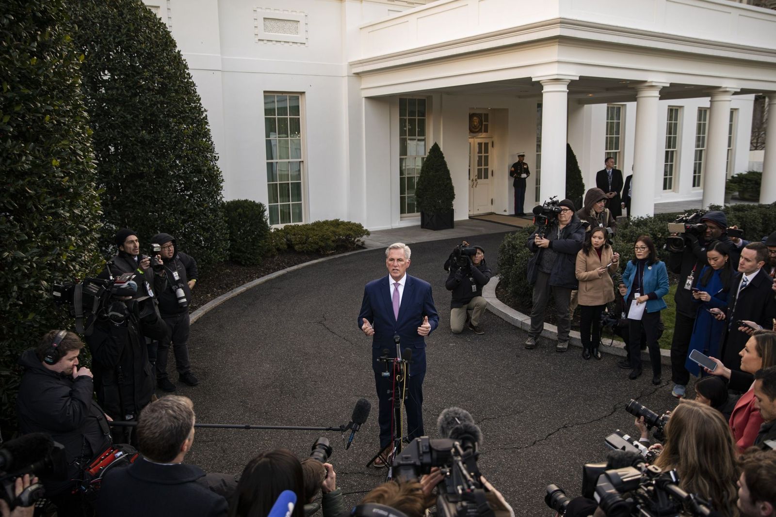 President Biden Meets House Speaker McCarthy At White House - Bloomberg