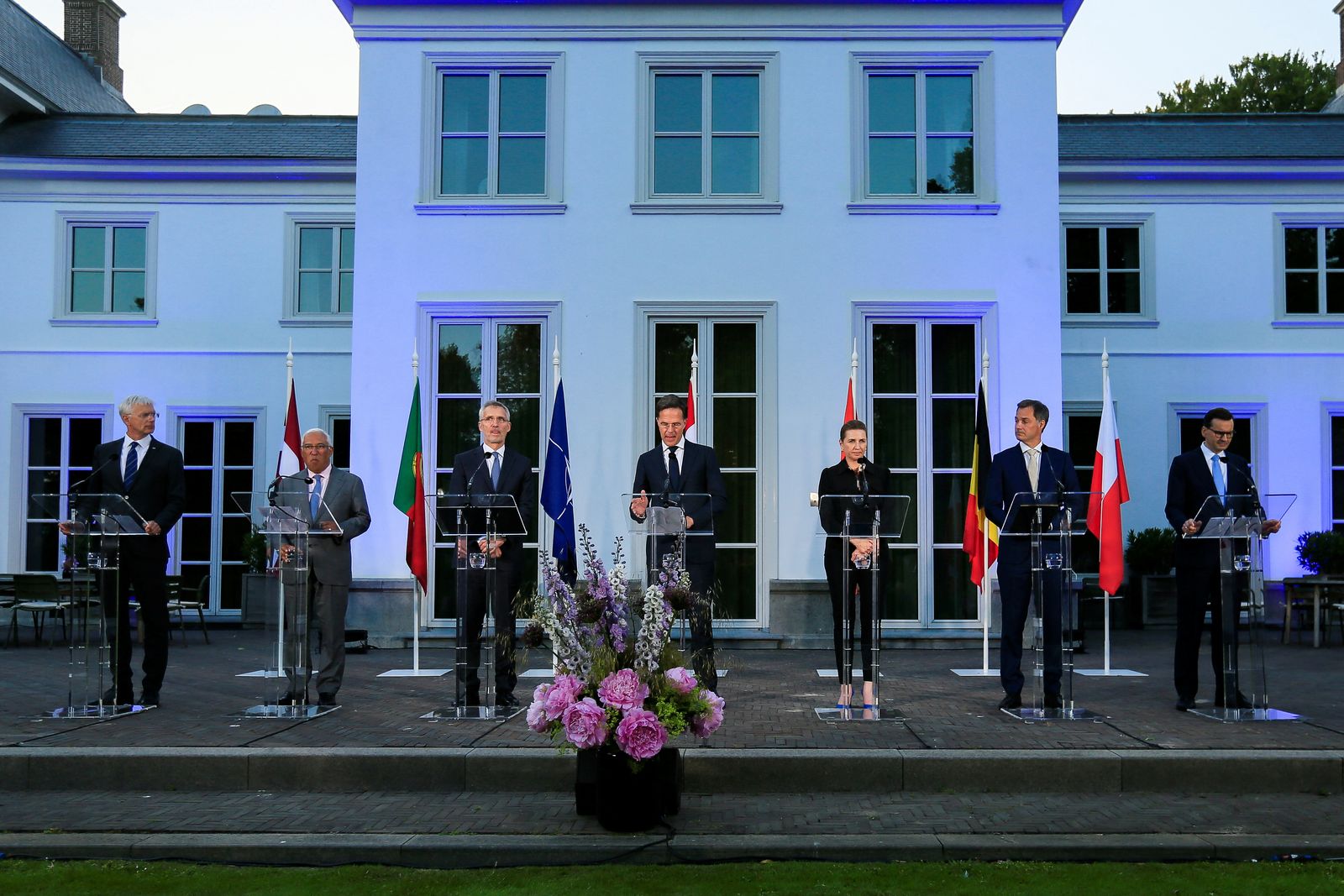Meeting to prepare the upcoming Madrid summit of the alliance, in The Hague - REUTERS