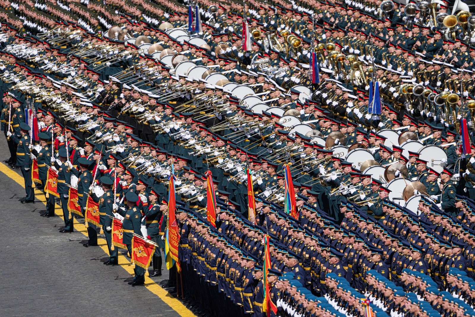 A general view shows Red Square during a military parade on Victory Day, marking the 80th anniversary of the victory over Nazi Germany in World War Two, in central Moscow, Russia, May 9, 2025. Alexander Vilf/Host agency RIA Novosti/Handout via REUTERS ATTENTION EDITORS - THIS IMAGE WAS PROVIDED BY A THIRD PARTY.