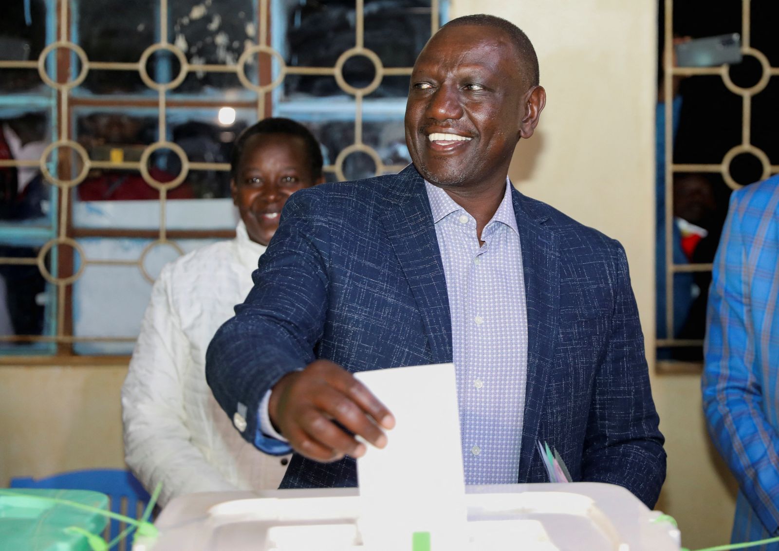 Kenya's presidential candidate William Ruto casts his vote during the general elections, in Sugoi, Kenya - REUTERS