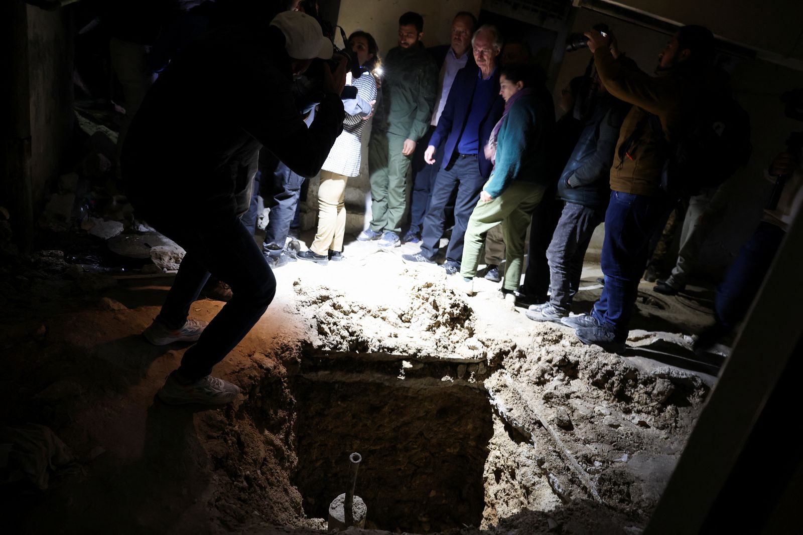 Geir Pedersen, UN Special envoy to Syria, visits Sednaya prison, which was known as a slaughterhouse under Syria's Bashar al-Assad rule, after fighters of the ruling Syrian body ousted Bashar al-Assad, in Sednaya, Syria December 16, 2024. REUTERS/Amr Abdallah Dalsh