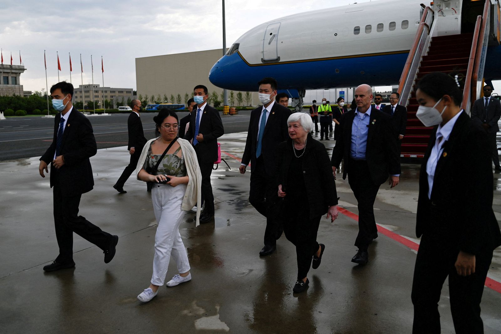 FILE PHOTO: U.S. Treasury Secretary Janet Yellen visits China - via REUTERS