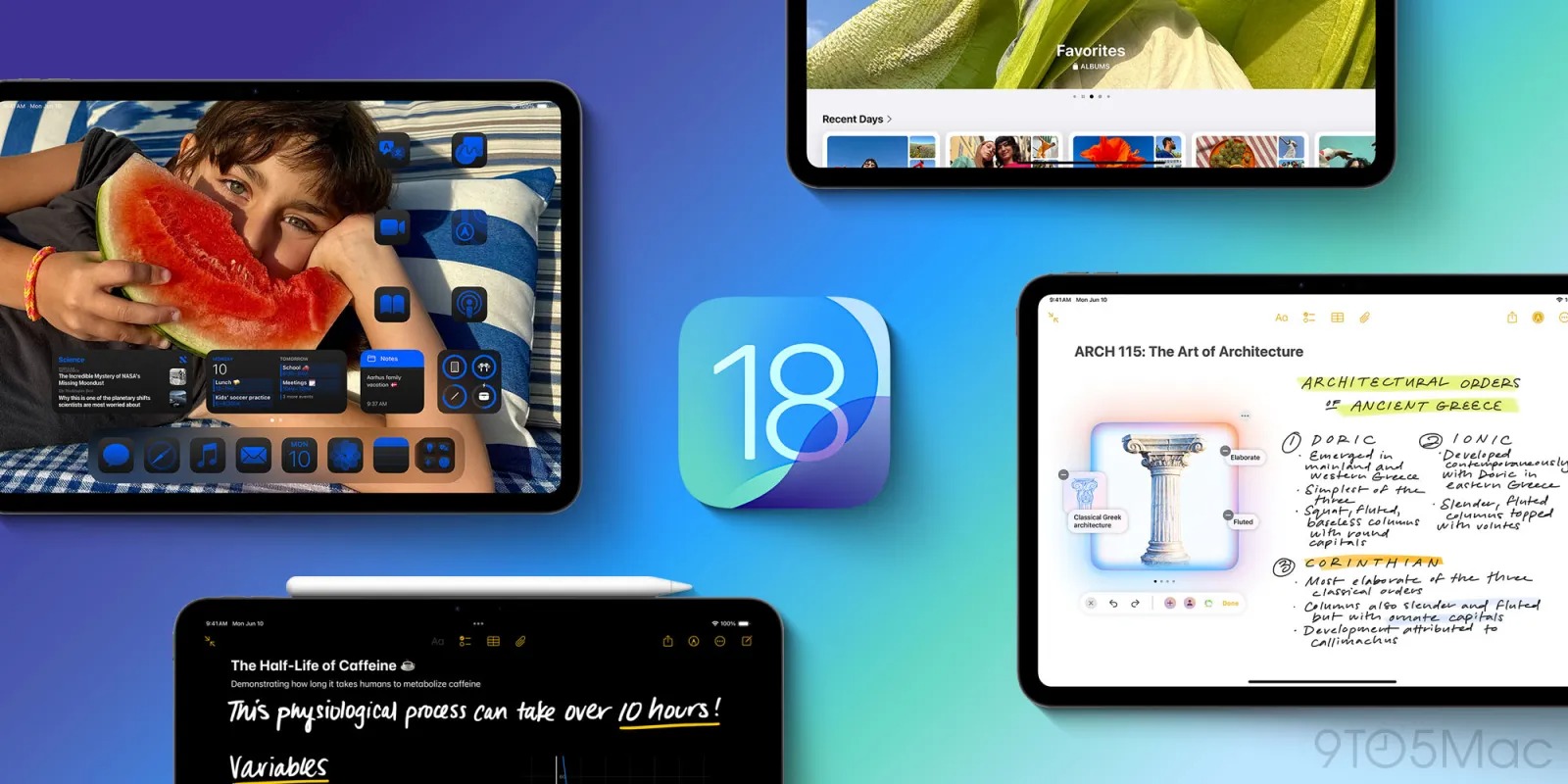 إصدار iPadOS 18 البرمجي