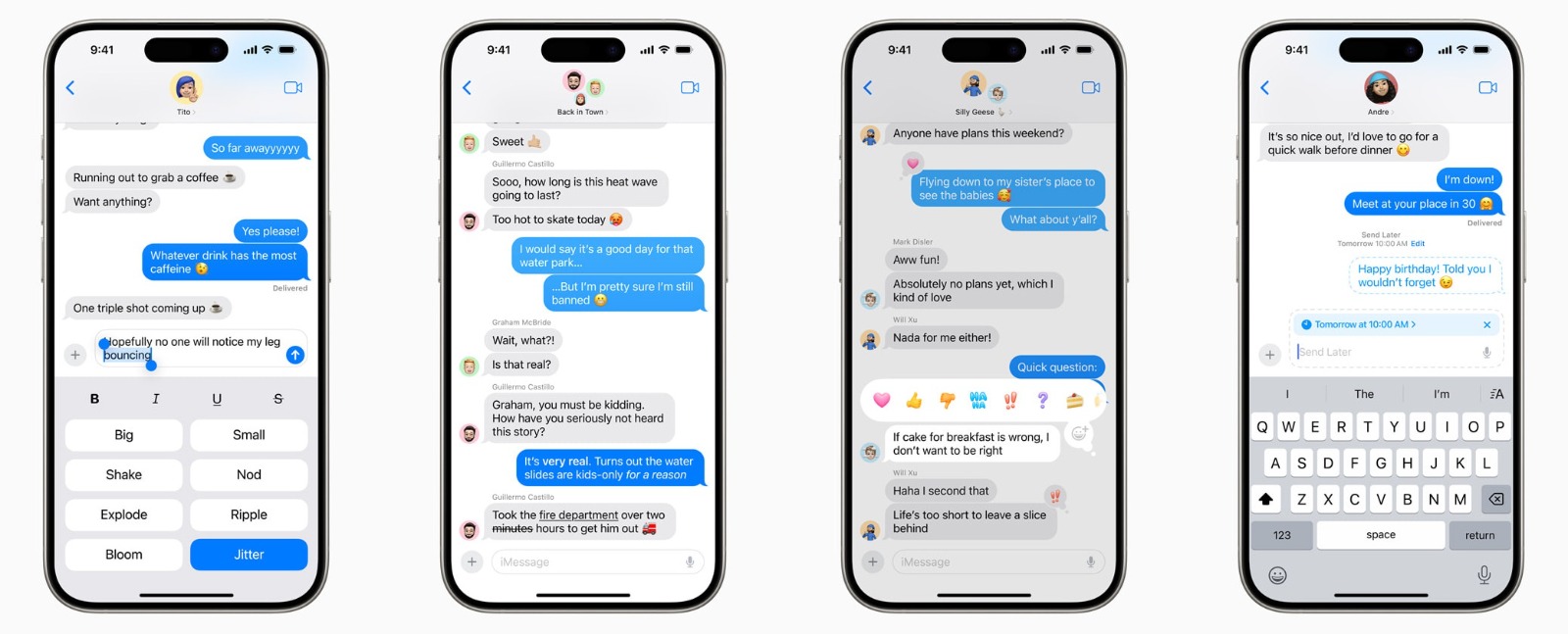 مزايا تطبيق Messages الجديدة مع iOS 18 الجديد