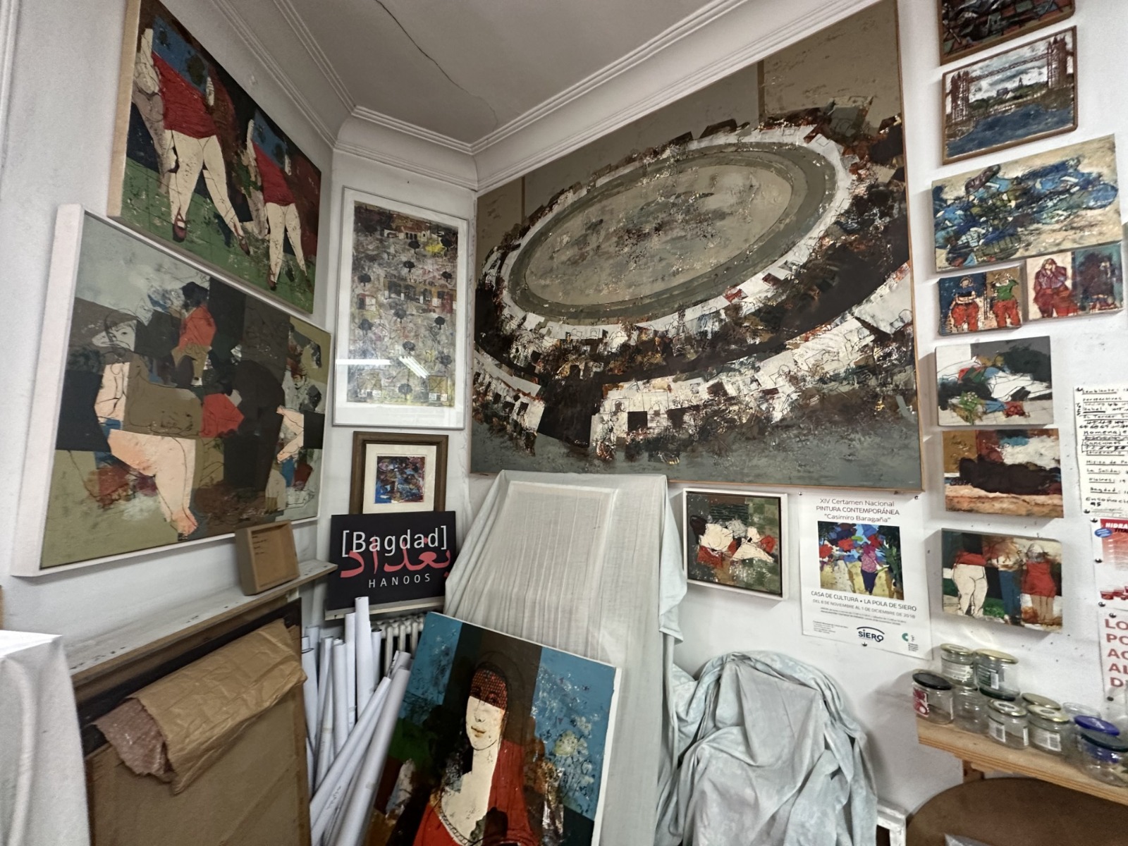 أعمال فنية لأبو زيدون حنوش