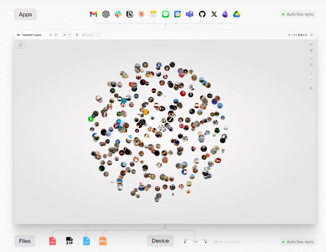 منصة الويب لنظام تشغيل PickleOS الخاص بنظارة Pickle 1 الذكية