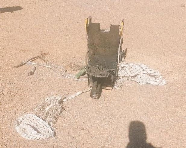 صورة متداولة على مواقع التواصل الاجتماعي لمقعد قذف تابع لطائرة f15 التي أسقطت في إيران 3 مارس 2026
