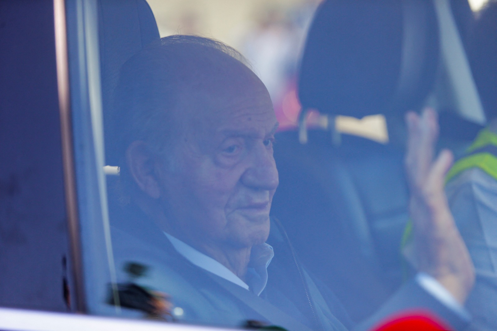 ملك إسبانيا السابق خوان كارلوس خلال زيارته الثانية للبلاد منذ مغادرته إلى أبوظبي في أغسطس 2020. إسبانيا في 19 أبريل 2023.