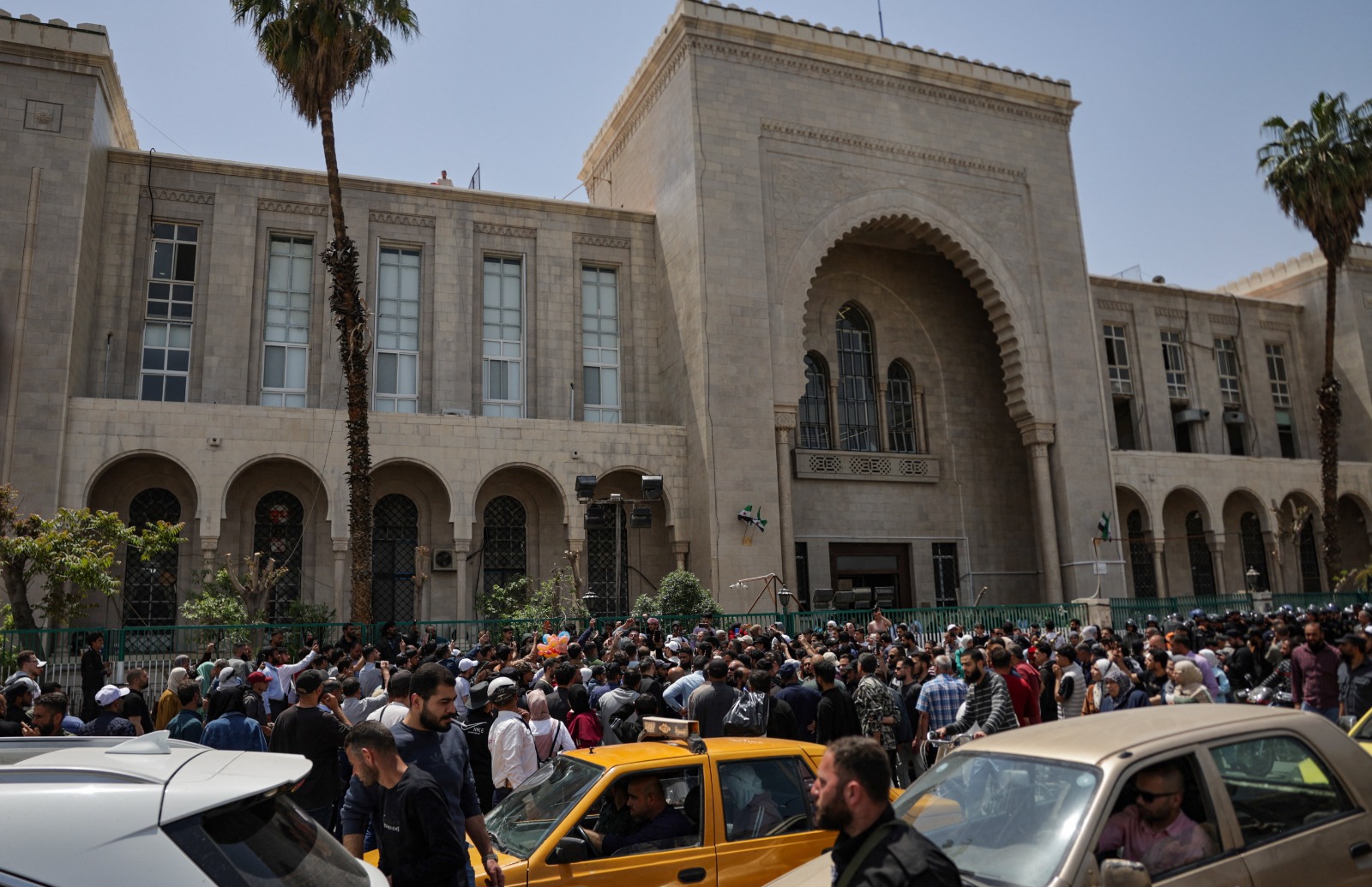 مقر محكمة <strong>القصر</strong> العدلي بدمشق خلال محاكمة عاطف نجيب. <strong>سوريا</strong>. 26 أبريل ة2026 - Reuters