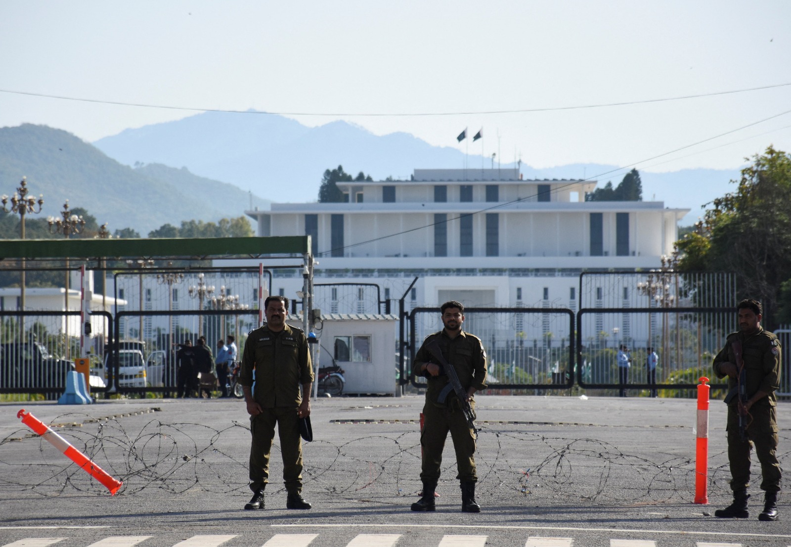 استعدادات باكستان لاستضافة وفدي الولايات المتحدة وإيران لإجراء محادثات سلام، في إسلام آباد. 10 أبريل 2026