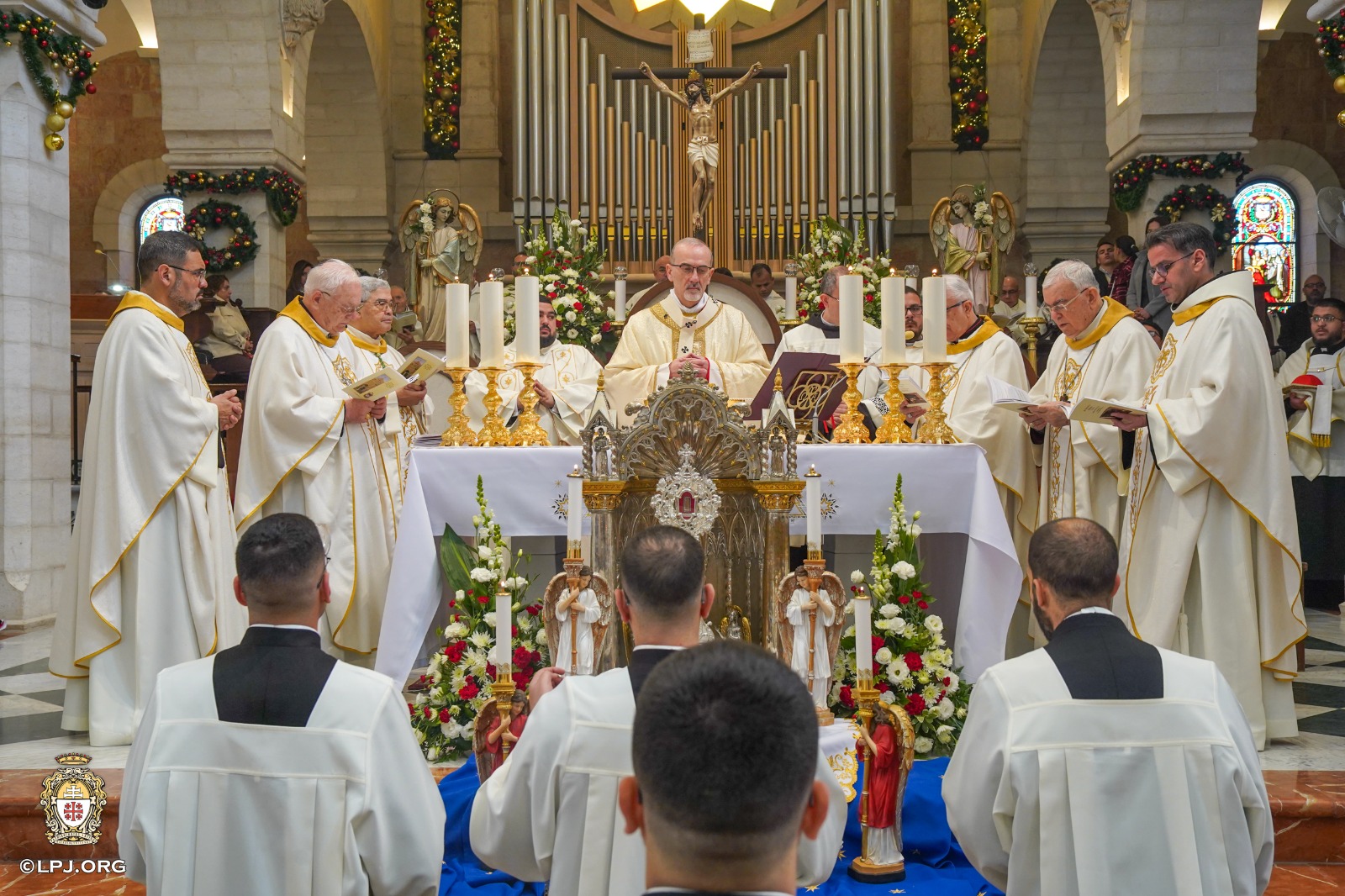 جانب من قداس عشية الميلاد في بيت لحم بفلسطين. 25 ديسمبر 2025