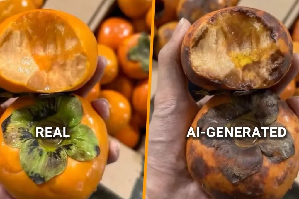 صور معدلة بالذكاء الاصطناعي لبعض الفاكهة في الصين