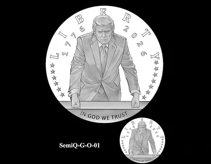 الصورة المضمنة في الاقتراح إلى صورة التقطت لترمب في البيت الأبيض