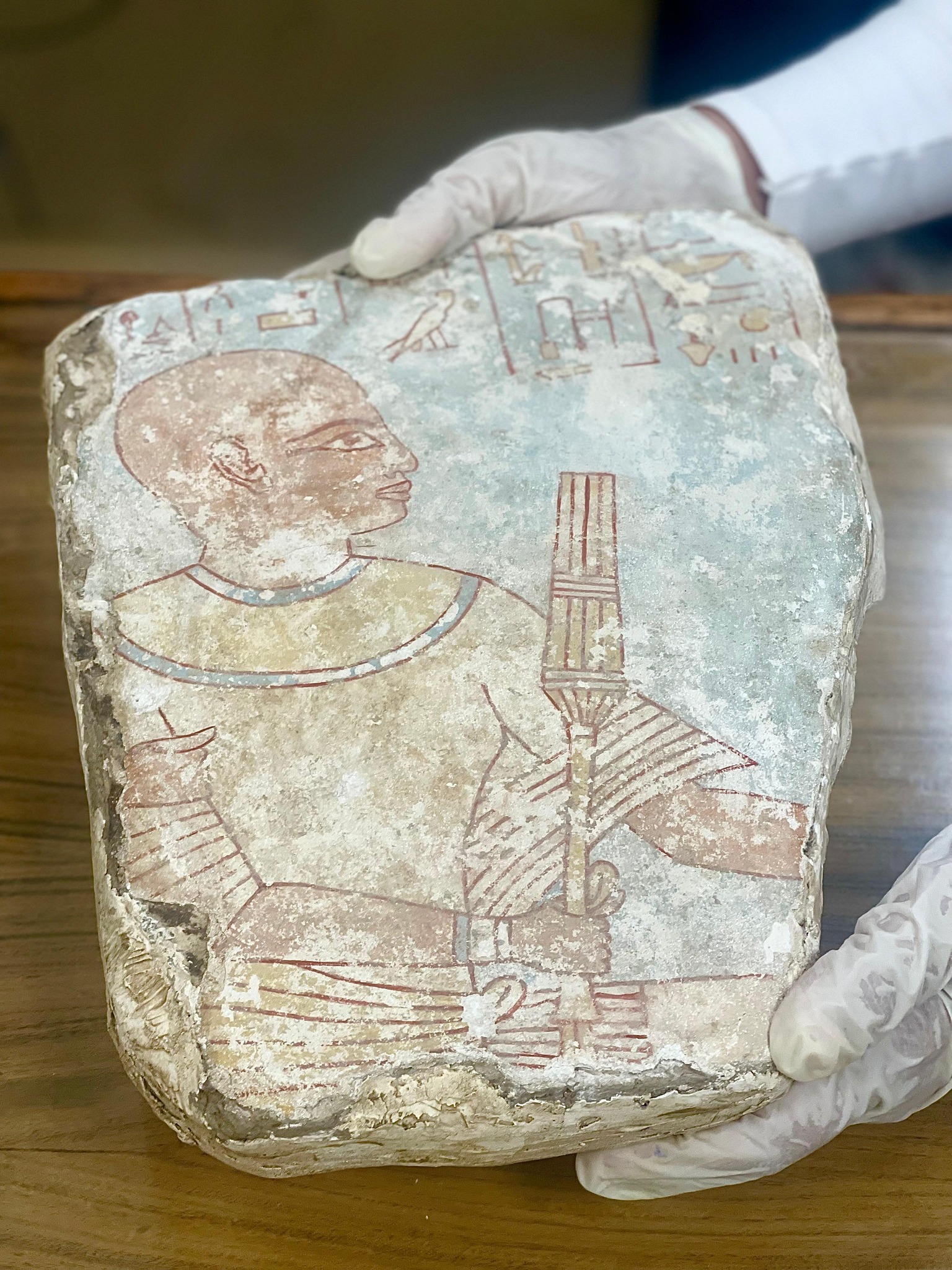 إحدى قطع الآثار المصرية المستردة من الولايات المتحدة بعد تفاهم بين البلدين، 6 نوفمبر 2025