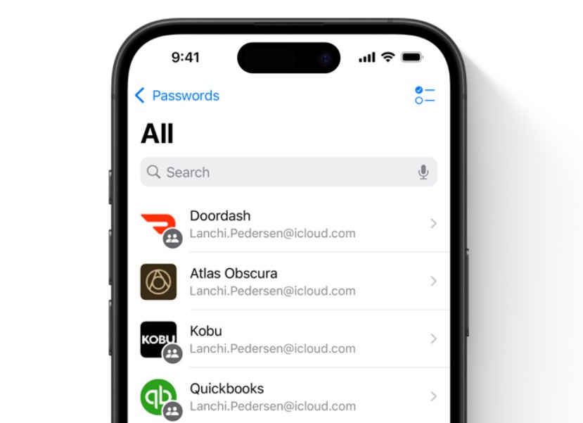 تطبيق Passwords الجديد لإدارة كلمات مرور المستخدمين مع iOS 18