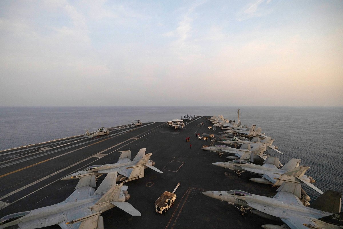CENTCOM: حاملة الطائرات "جورج بوش" تواصل دعم عمليات الشرق الأوسط