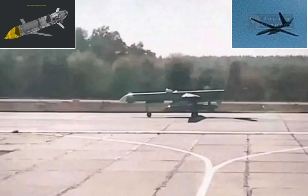 شوهدت الطائرة الروسية المسيّرة 'Orion MALE' وهي مزوّدة بصاروخ كروز جديد من طراز S8000 Banderol، في مقطع فيديو نُشر على تطبيق 'تليجرام' في 12 مايو 2025