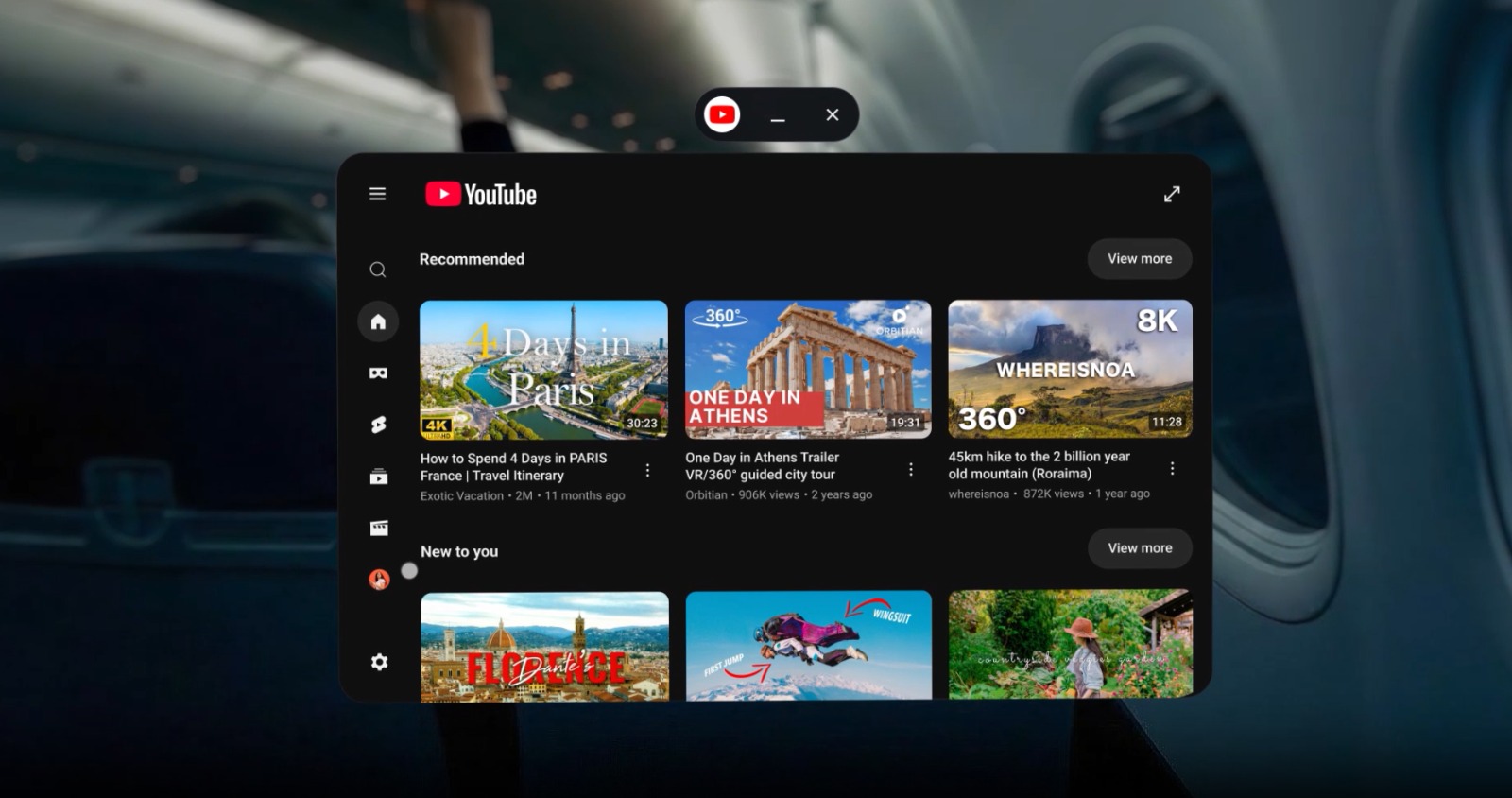 ميزة Travel Mode تسمح بإمكانية مشاهدة المحتوى أو متابعة العمل داخل بيئة افتراضية ثابتة