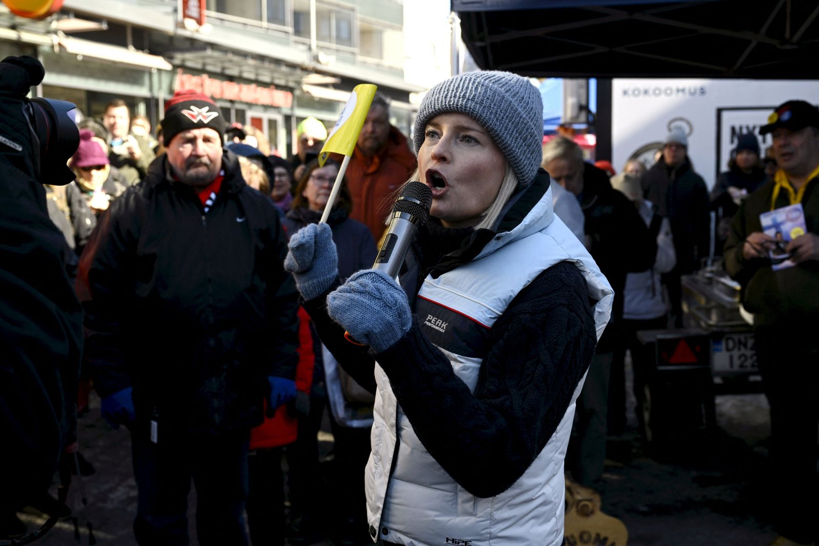 Chairperson of The Finns Party Riikka Purra - via REUTERS