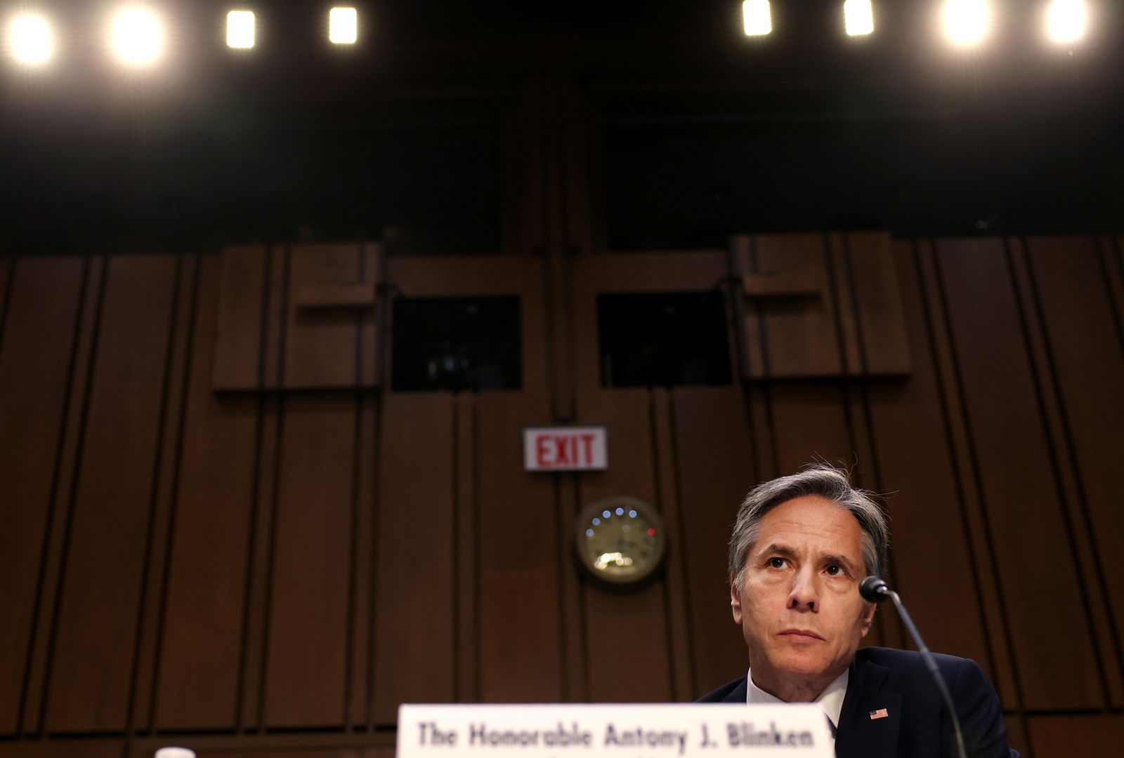 Secretary of State Antony Blinken testifies before the Senate Committee on Foreign Relations in Washington, U.S. - REUTERS