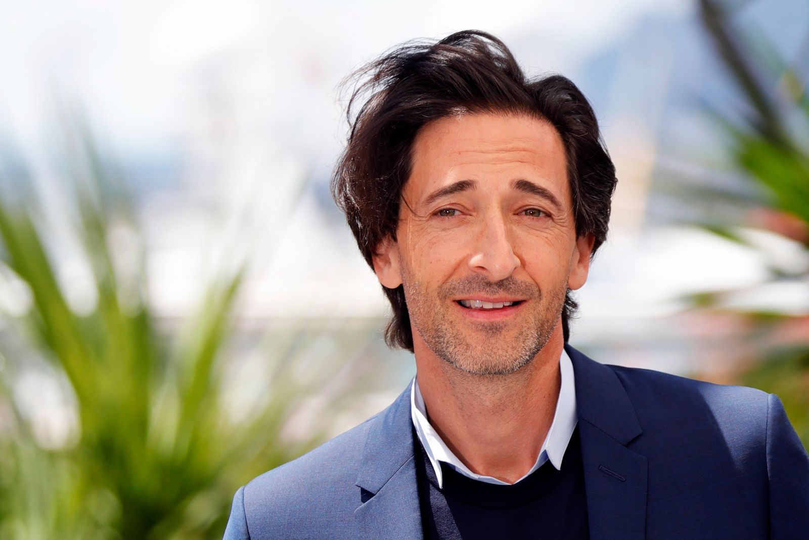 الممثل الأميركي أدريان برودي في مهرجان كان الفرنسي - REUTERS