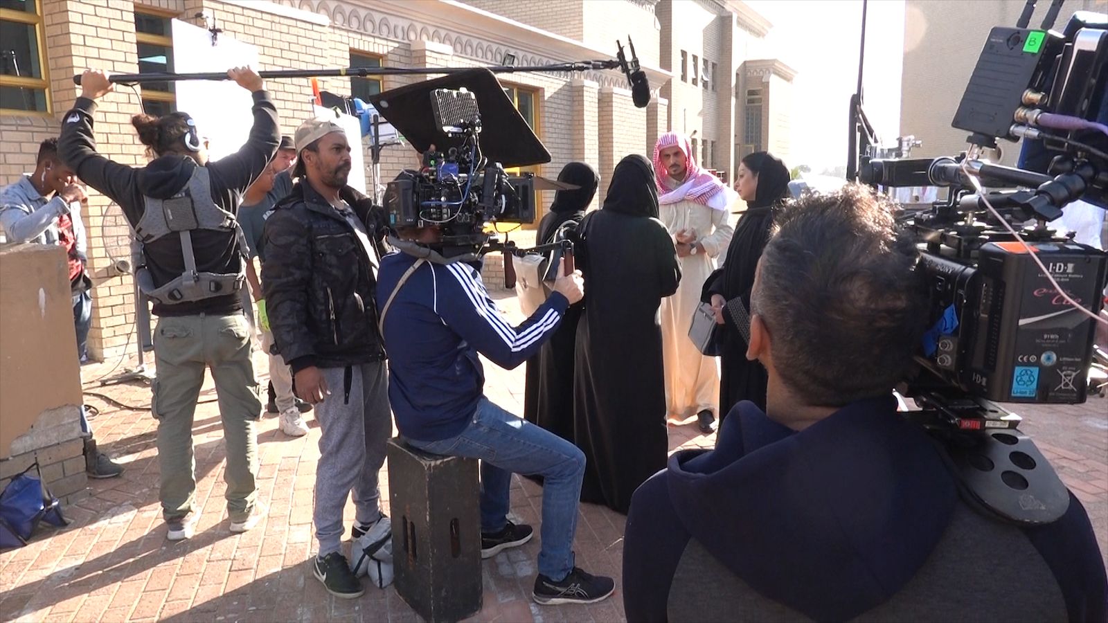 من كواليس تصوير مسلسل 