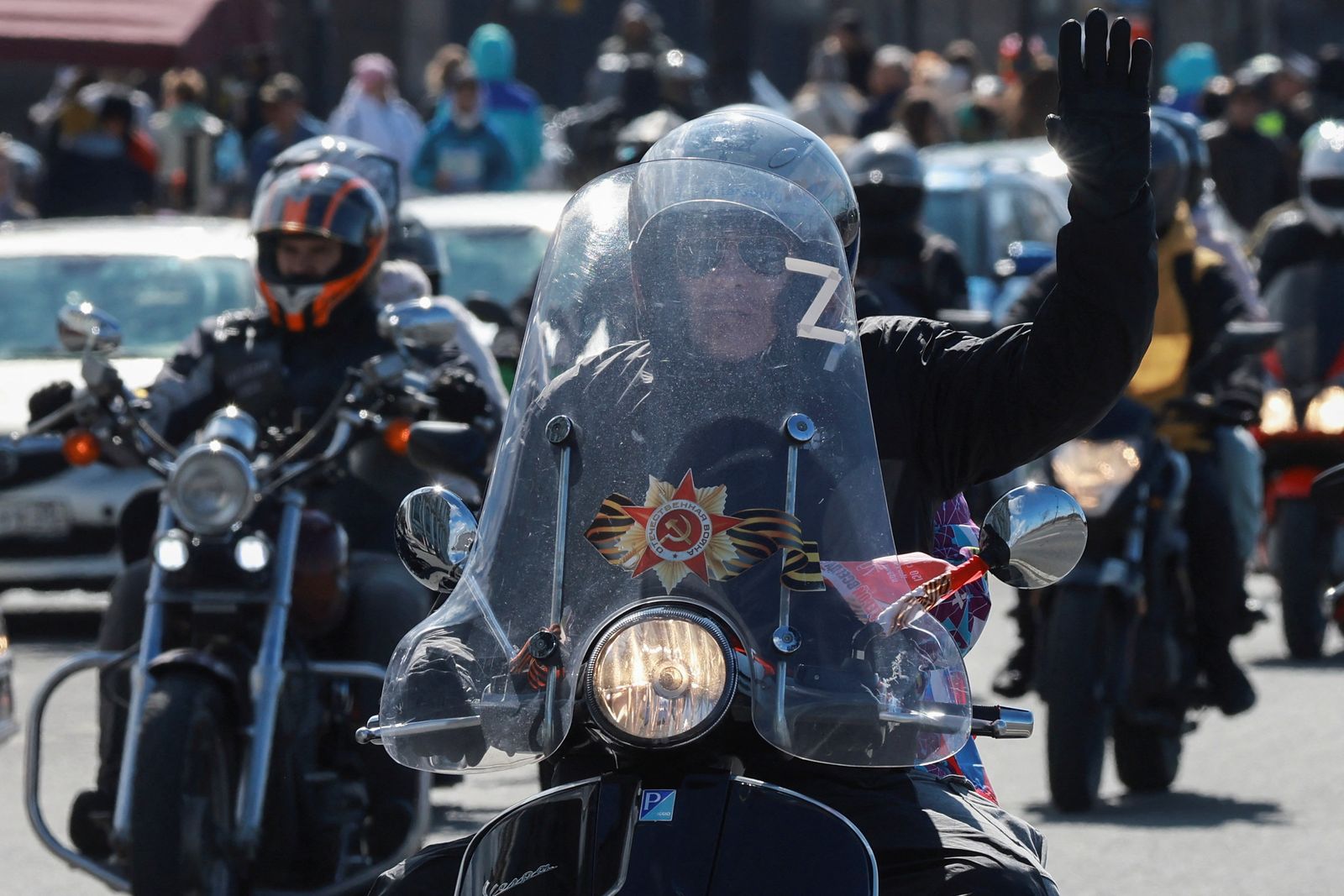 Opening of motorcycle season in St Petersburg - REUTERS