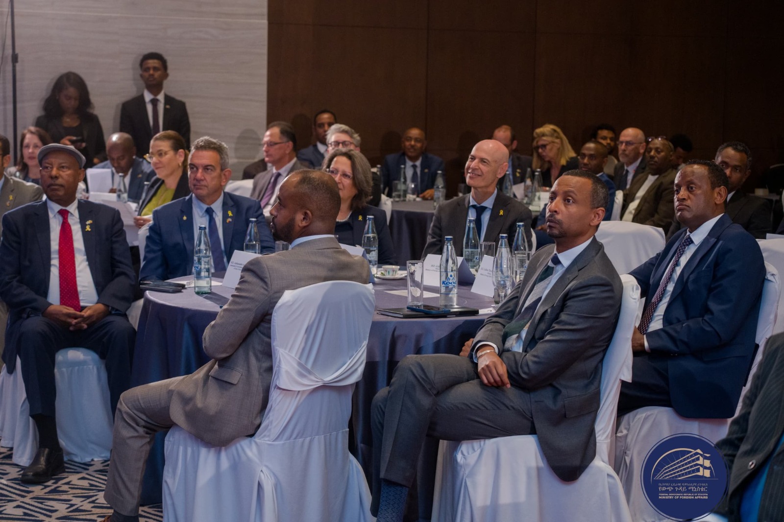 جانب من منتدى الأعمال المشترك بين إثيوبيا وإسرائيل في أديس أبابا. 6 مايو 2025