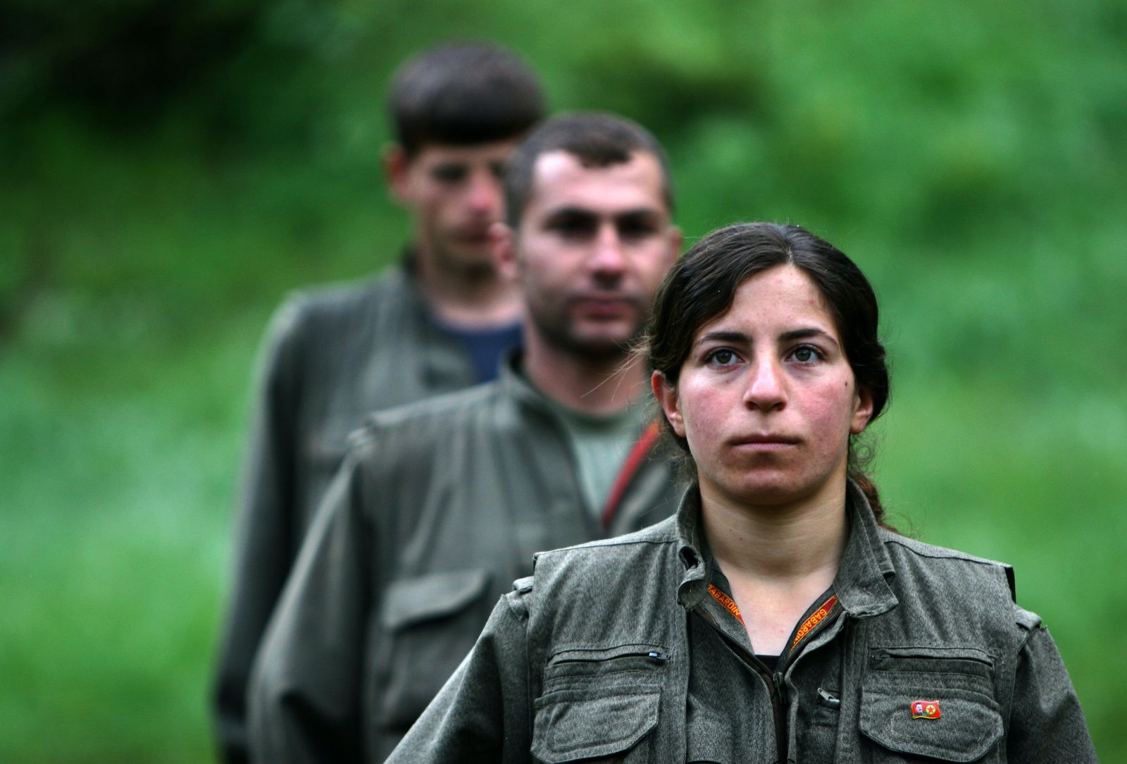 مقاتلون في حزب العمال الكردستاني في دهوك شمال العراق - 14 مايو 2013 - AFP